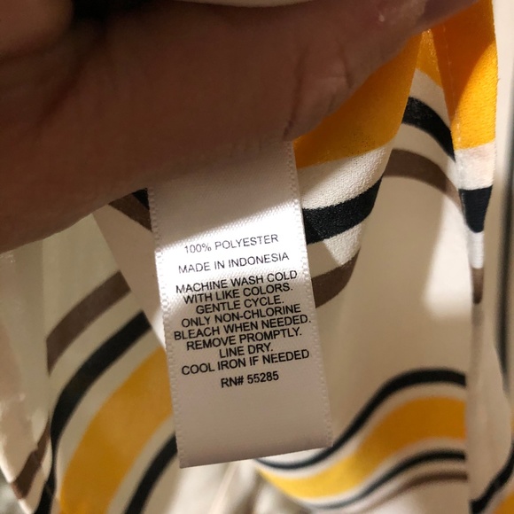 Express Yellow and Black Striped Portofino XS - Picture 5 of 5